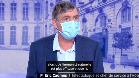 LCI - Le professeur Eric Caumes : "L’immunité naturelle est plus efficace que l’immunité vaccinale"
