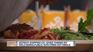 Detroit Shipping Company celebrates first Thanksgiving with meals for homeless