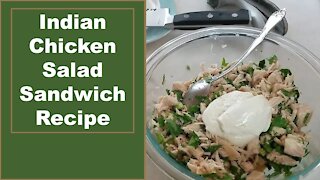 Indian Chicken Salad Sandwich Recipe