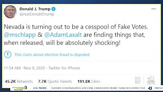 Trump's tweet calls Nevada cesspool