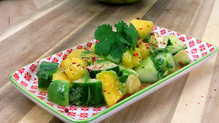 Tropical cucumber salad recipe