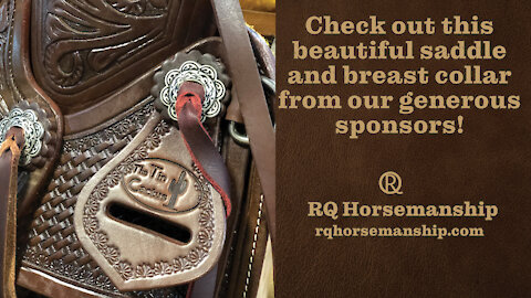 Check Out This Beautiful Saddle and Breast Collar from Our Generous Sponsors!