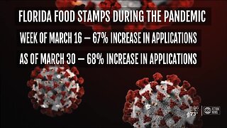 Florida food stamps applications spike during pandemic