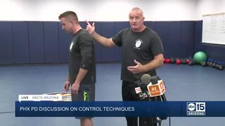 Phoenix police explain, show different control techniques