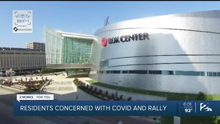 Tulsa residents concerned with COVID and rally