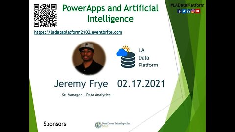 February 2021 - PowerApps and Artificial Intelligence by Jeremy Frye (@SQLBInstein)