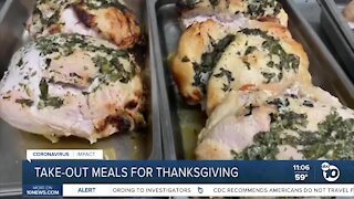 Take-out meals for Thanksgiving