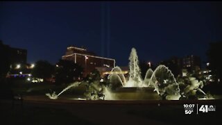 Community Christian Church switches on iconic 'Steeple of Light,'