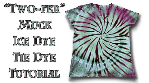 Tie-Dye Designs: Double Diamond Incline Ice Dye 