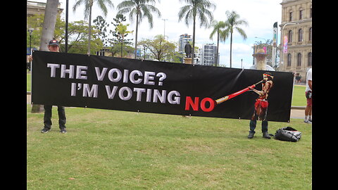 Vote NO Rally 23-9-23. Brisbane, Qld, Australia.