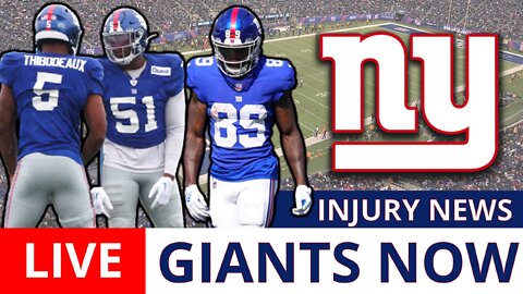LIVE: Giants News Ft. Kadarius Toney, Kayvon Thibodeaux, Azeez Ojulair + Giants vs. Cowboys Preview