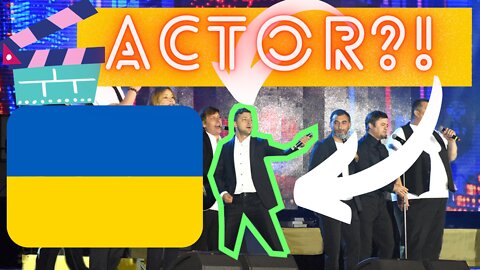 President of Ukraine is LITERALLY an ACTOR!
