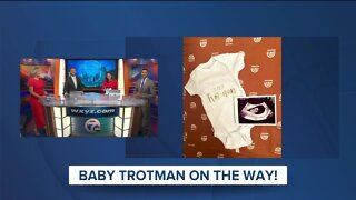 Jeanna Trotman surprises the weekend team with a little bit of news