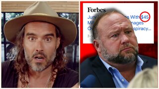 Russell Brand Reacts To The Alex Jones Trial