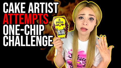 Normie Cake Artist ATTEMPTS One-Chip Challenge!