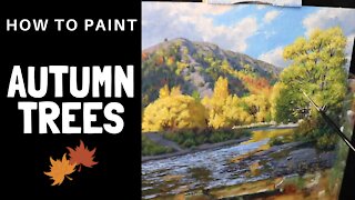How to Paint AUTUMN TREES