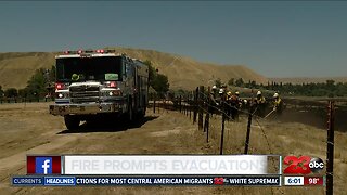 Fire prompted evacuations in Northeast Bakersfield