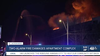 More than 30 families displaced by Waldo Heights apartment fire