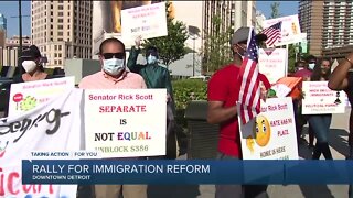 Rally for immigration reform held in Detroit
