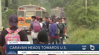 Migrant caravan departs for U.S., clash with Central American forces