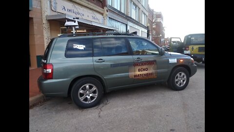 Storm Chase Vehicle spotted in Guthrie, Oklahoma Echo Chasers