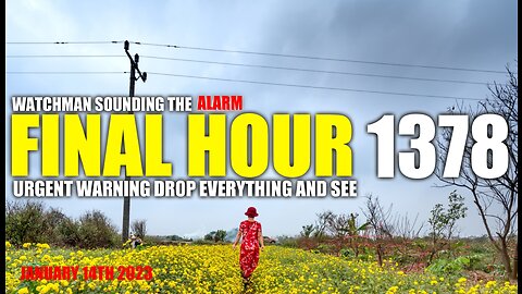 FINAL HOUR 1378 - URGENT WARNING DROP EVERYTHING AND SEE - WATCHMAN SOUNDING THE ALARM
