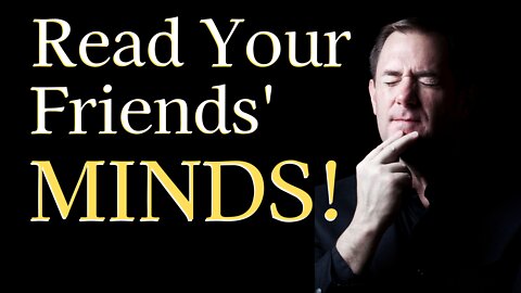 How To Read Your Friends Minds | Simple and Astonishing Trick