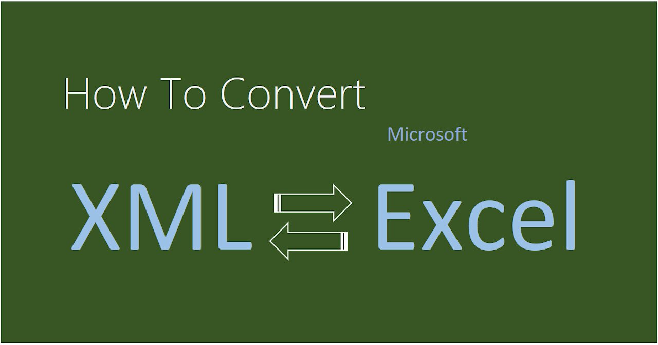 How To Convert Excel Data To Xml File