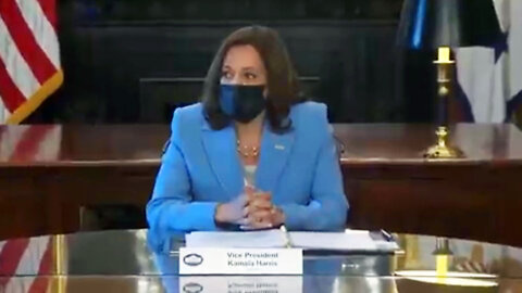 Kamala Harris Pronouns She/Her Woman Sitting Here With Blue Suit