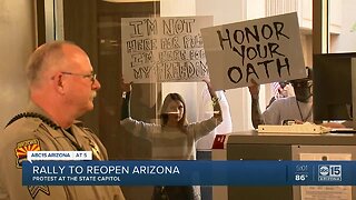 Rally held to re-open Arizona