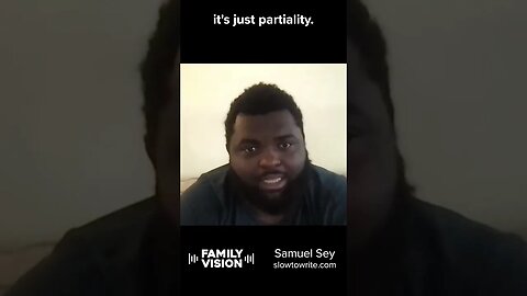 Racism is Partiality #familyvision #visionaryfamily
