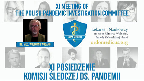 XI Meeting of the Polish Pandemic Investigation Committee - Dr. med. Wolfgang Wodarg (29th of Jan)