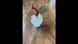A Spun Glass Apple