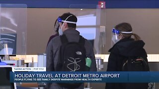 Holiday travel at Detroit Metro Airport