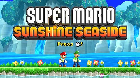 Super Mario Sunshine Seaside And Small Super Mario - 100% Walkthrough