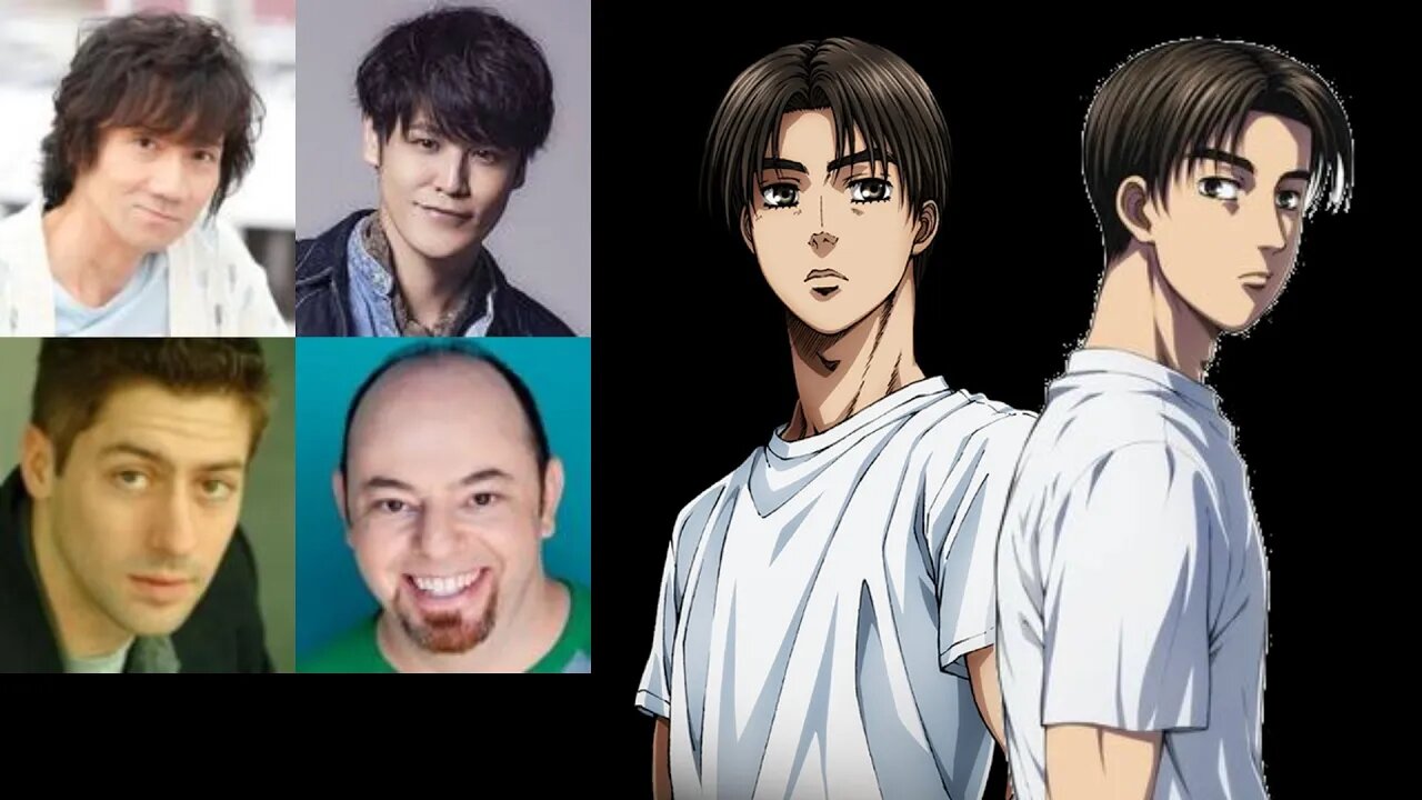 Anime Voice Comparison - Takumi Fujiwara (Initial D)