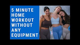 DingDon! Health and Fitness | 5 minute home workout without any equipment