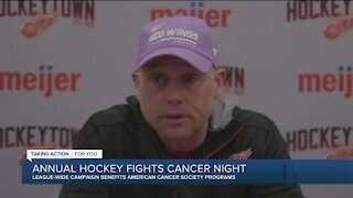 Hockey Fights Cancer Night takes on added meaning for Blashill