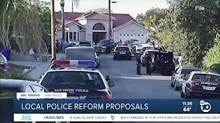 Local police reform proposals