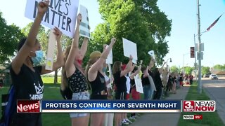 Protests Continue for seventh night