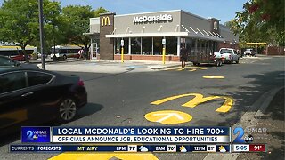 Local McDonald's looking to hire more than 700 people