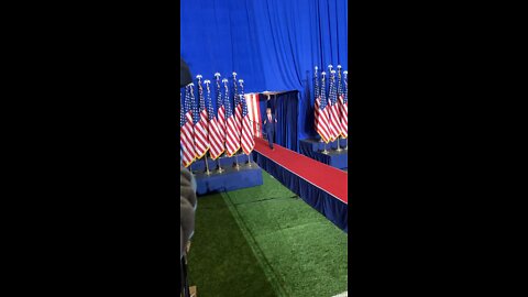President Trump’s Entrance in Michigan (at the rally)