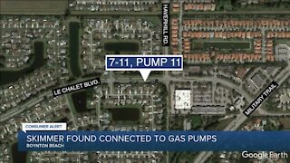 Skimmer found at 7-Eleven gas station near Boynton Beach