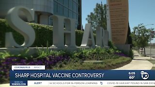 Sharp Hospital COVID-19 vaccine controversy
