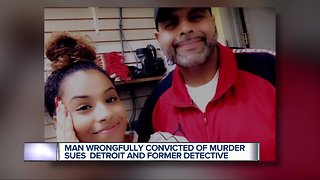 Man wrongfully convicted of murder sues Detroit and former detective