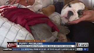 Dog owner raises concerns over sick puppy from local pet store