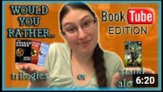 WOULD YOU RATHER TAG BOOKTUBE EDITION