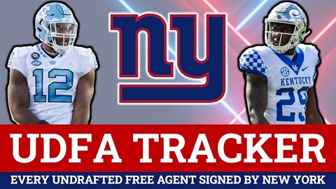 Giants UDFA Tracker: Here Are All The UDFAs The Giants Signed After The 2022 NFL Draft