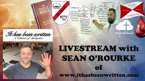 LiveStream with Sean O'Rourke of ithasbeenwritten.com