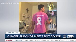 Cancer survivor meets BMT Donor